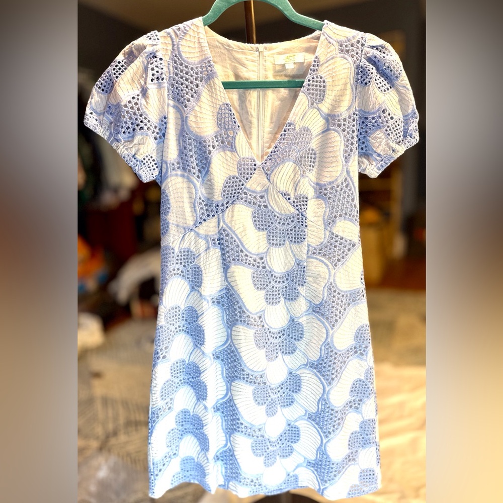 JADE Eyelet Cotton Party Dress